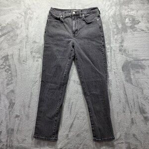 Madewell Jeans Women's Size 28 Black Denim The Perfect Vintage Jean Stretch